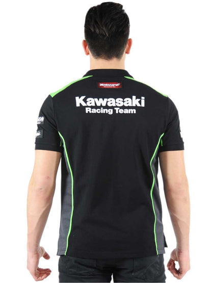 Official Kawasaki Motocard Team Race Wear Polo Shirt - 11501