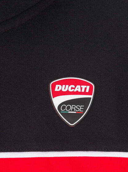 Official Ducati Corse Black Zip Up Hoodie - 20 26001