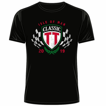 Isle Of Man Classic TT Sheild T Shirt - 19Actts27