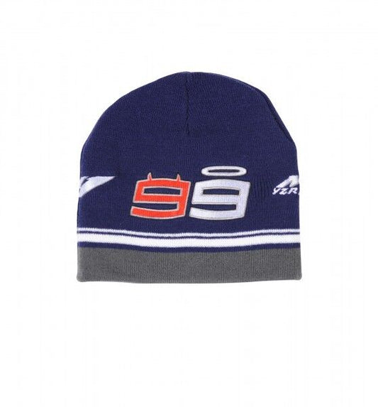 New Official Jorge Lorenzo Blue Yamaha Beanie - 14 47002