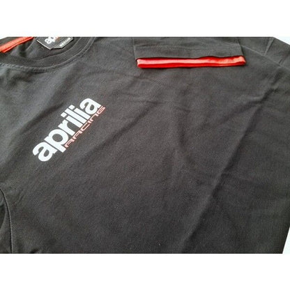 Official Aprilia Racing Be A Racer Black T Shirt - Do.