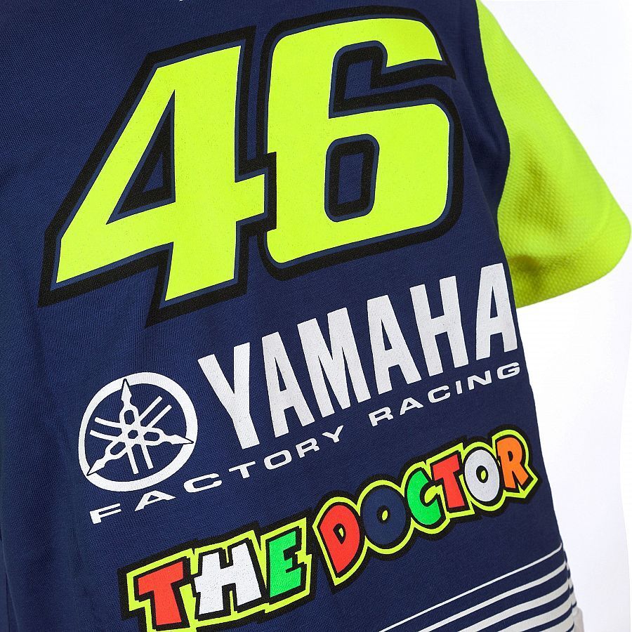 VR46 Official Valentino Rossi Dual Yamaha Kids T-Shirt Ydkts 272503 / 2603