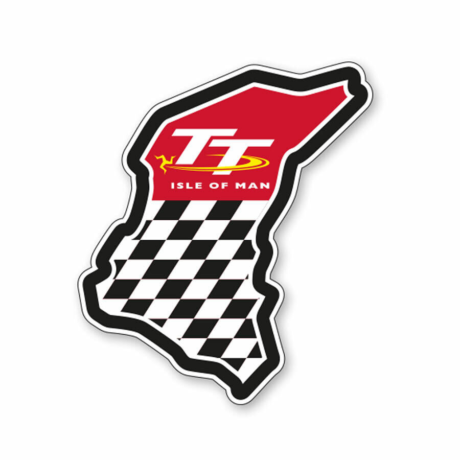 Official Isle Of Man TT Course Sticker - 19St7