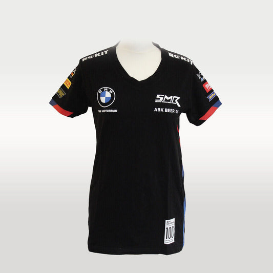 Official BMW Mottorad WSBK SMR Team Woman'S T Shirt - 23BMW- Wt