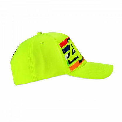 VR46 Valentino Rossi Official Stripes Fluo Cap - Vrmca 350228