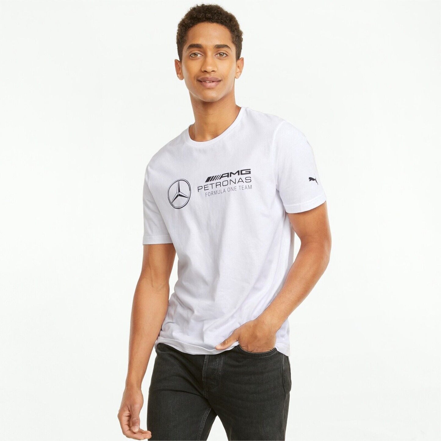 Mercedes Benz AMG Petronas Motorsport White T Shirt - 531885 03