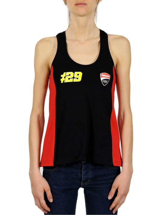 New Official Ducati Andrea Ianonne Woman's Tank Top - 15 36015