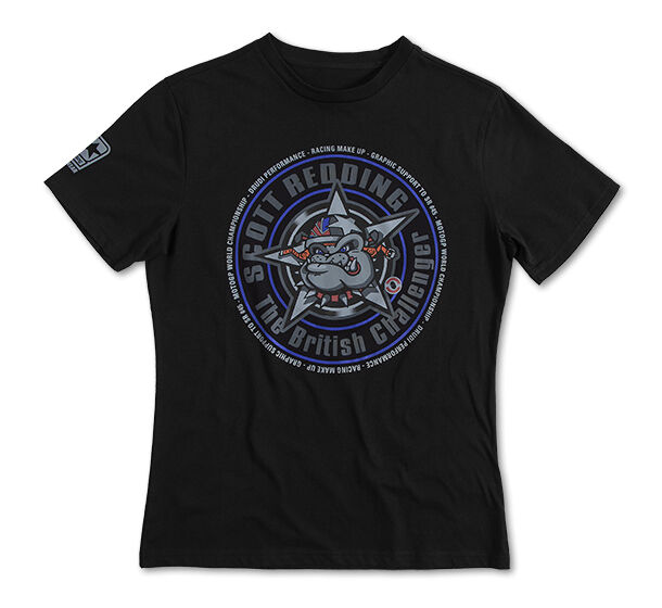 New Official Scott Redding Stone Washed Bull Dog T Shirt - Srm Ts 1255 04