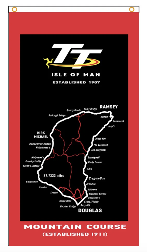 Isle Of Man Races Course Flag - Flag4