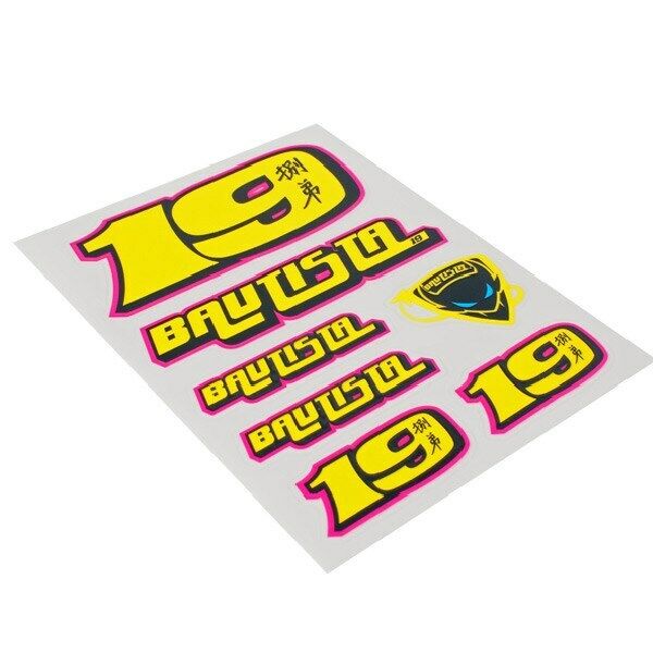 Official Alvaro Bautista Small Sticker Set - Abust 713 03