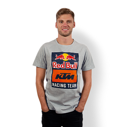 Official Red Bull KTM Emblem Grey T Shirt - KTM20014