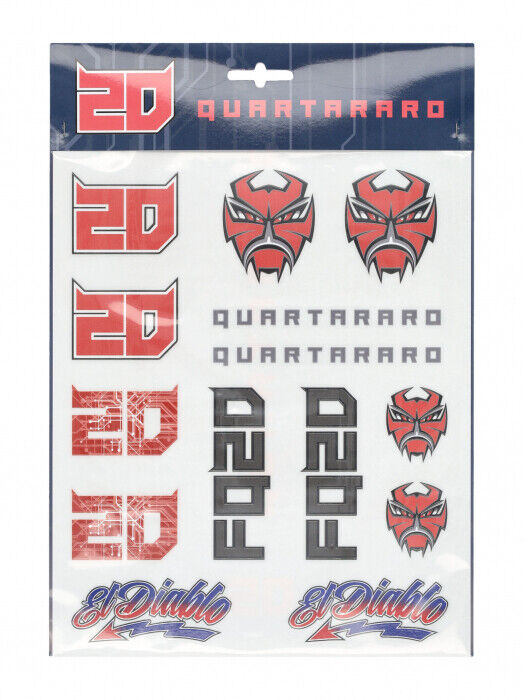 Fabio Quartararo Official El Diablo Sticker Set - 22 53810