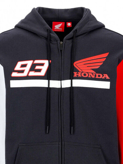 Official Mm93 Marc Marquez Dual Honda Hoodie Fleece - 22 28001