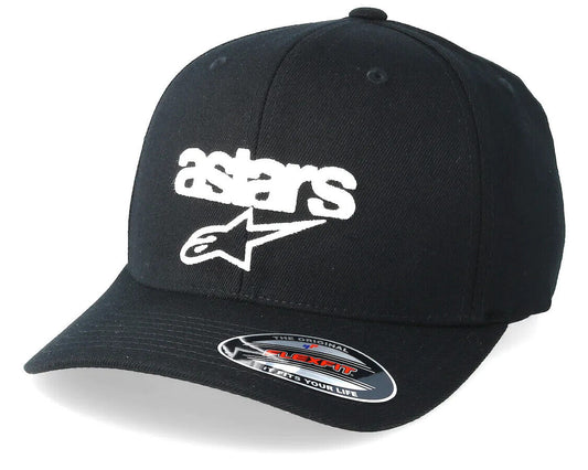 Alpinestar Heritage Blaze Hat Flexifit Black Baseball Cap - 1019-81112