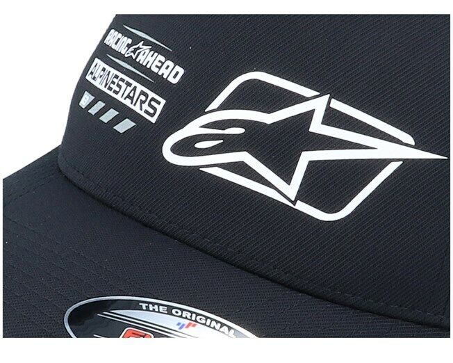 Alpinestar World Tour Flexifit Black Baseball Cap - 1210 81080