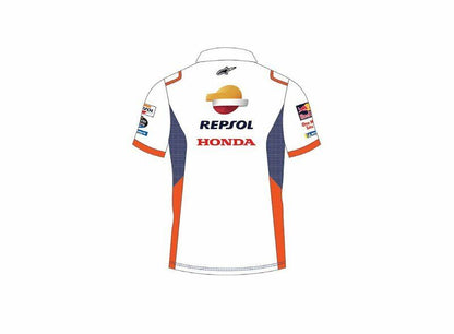 Official Respol Honda Team White Polo Shirt - 20 18505