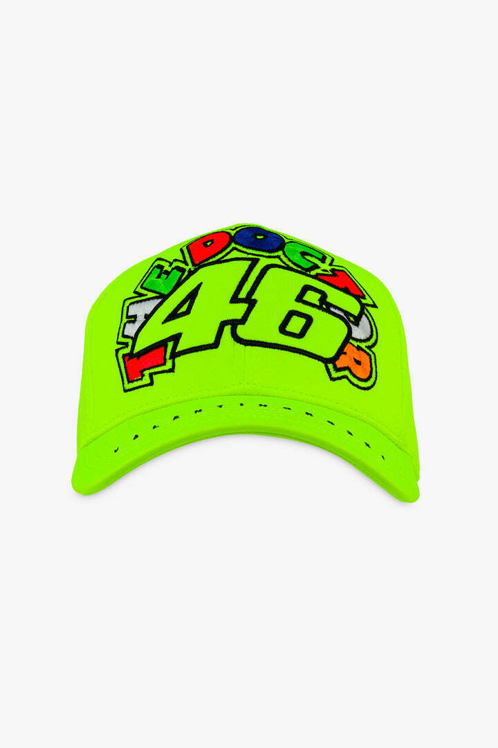 Official Valentino Rossi VR46 Kids Flo Yellow Doctor Cap - Vrkca 431628