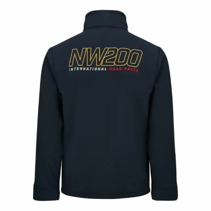 Official North West 200 Navy Blue Softshell Jacket - 20Nw-Aj