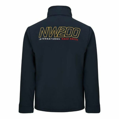 Official North West 200 Navy Blue Softshell Jacket - 20Nw-Aj