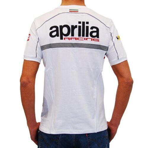 Official Aprilia Racing Team White T-Shirt -
