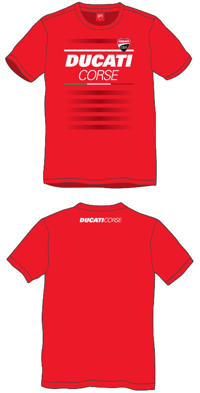 Official Ducati Corse Red T'shirt - 17 36004