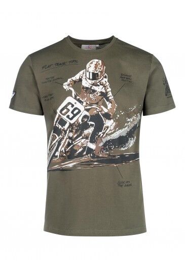 Official Nicky Hayden Flat Track T-Shirt - 18 34003