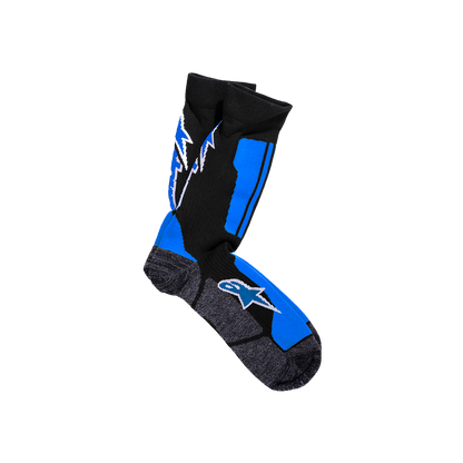 Alpinestars Crew Socks Black/Royal Blue - 1701816