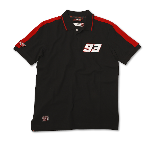 Official Marc Marquez 93 Black Polo - Mmmpo 613 04