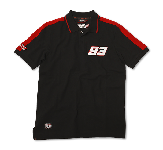 Official Marc Marquez 93 Black Polo - Mmmpo 613 04
