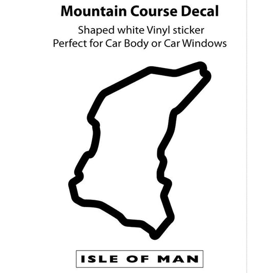 Official Isle Of Man TT Black Course - Sticker5