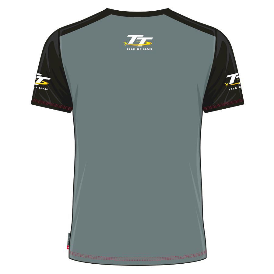 Official Isle Of Man TT Races Custom's Circle Print T'Shirt - 19Acts4