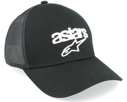 Alpinestars Pedigree Black Truckers Baseball Cap - 1232 81040