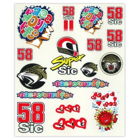 Official Supersic Large Sticker Set - 13 55013