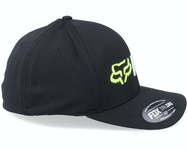 Fox Racing Apex Flexifit Black Baseball Cap - 26044-010