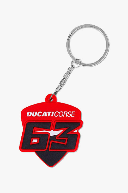 Official Ducati Francesco Bagnaia Keyring - Dbukh 416103