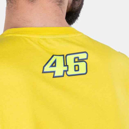 Official Valentino Rossi VR46 Cupolino Yellow T'Shirt - Vrmts 350601