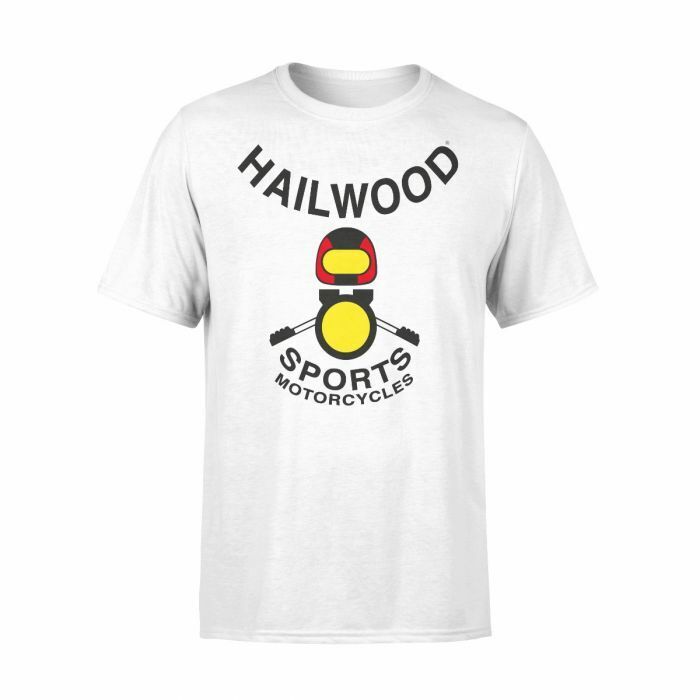 Mike Hailwood Retro White T Shirt - 18Mh_547At_White