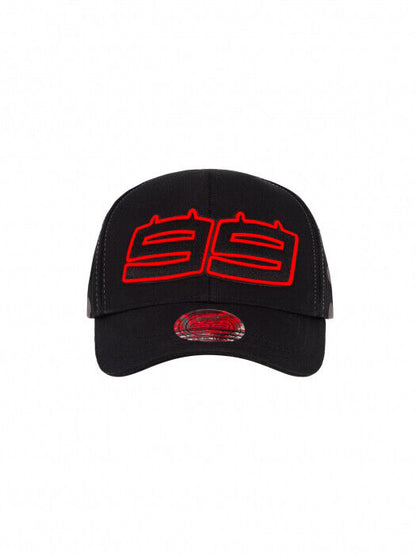 Official Jorge Lorenzo Black Flames Baseball Cap - 19 41201