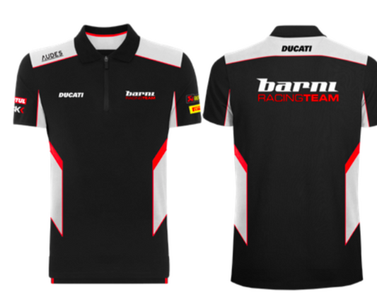 Official Barni Racing Team Ducati Polo Shirt - Ba119M101Bl