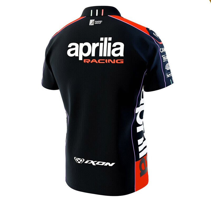 thumbnail image 2 of Official Aprilia Racing Team Ixon Black Sweatshirt – 23, Full Zip, High Neck, Unisex 2 of 2