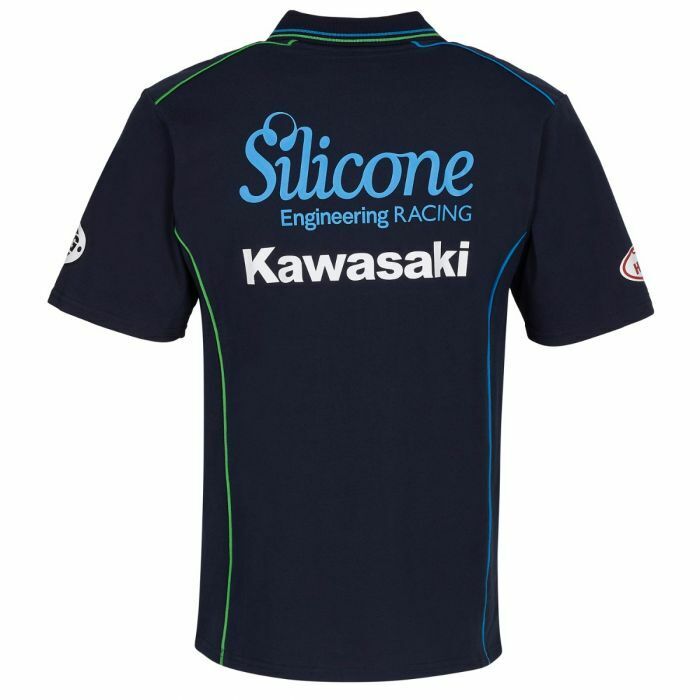 Official Silicone Racing Kawasaki Team Polo Shirt - 19Sk-Ap