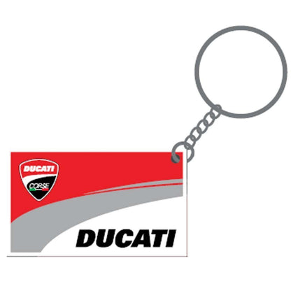 New Official Ducati Corse Keyring - 17 56005