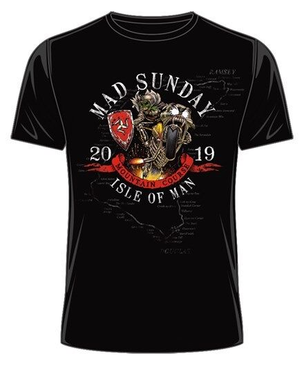 2019 Official Isle Of Man TT Races Mad Sunday T'Shirt