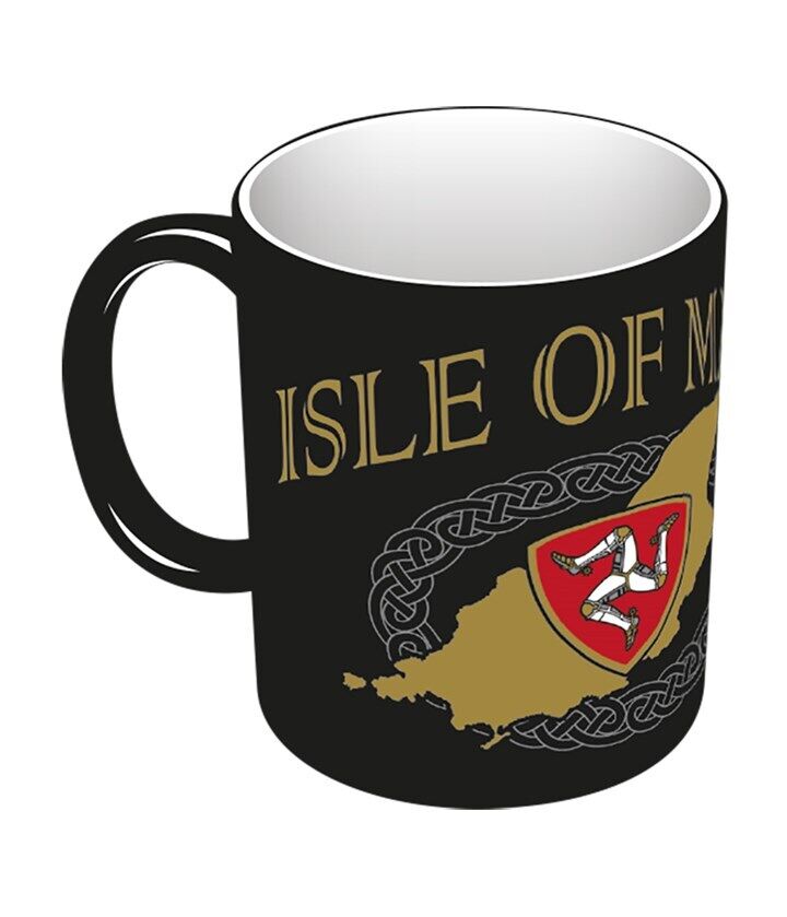 Isle Of Man Black Mug - Iom-Mug6