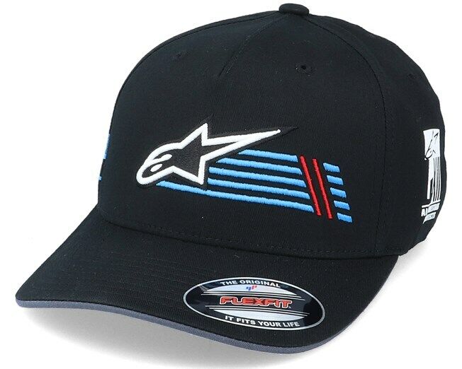 Alpinestar Overtake Race Flexifit Black Baseball Cap - 1230 81014