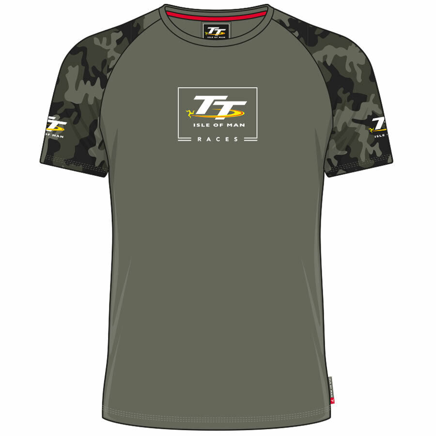 Official Isle Of Man TT Races Custom Army T Shirt - 19Acts7