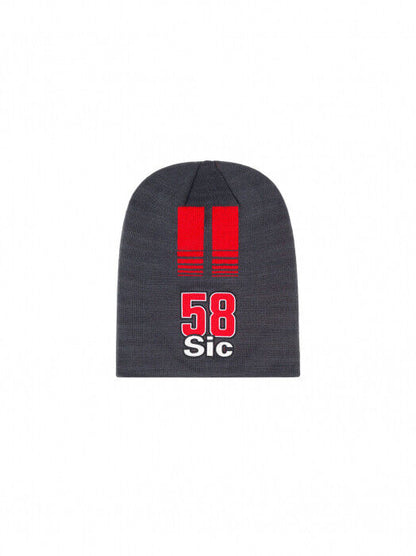 New Official Sic 58 Grey Beanie - 20 45004