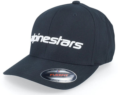 Alpinestars Linear Flexifit Black Baseball Cap - 1230-81005