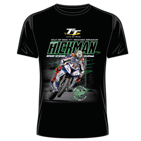 Official Isle Of Man TT Hicky'S Record T'Shirt - 19Ats16