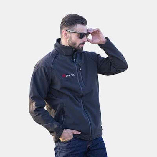 24MX Team Softshell Jacket With Detachable Sleeves Black -